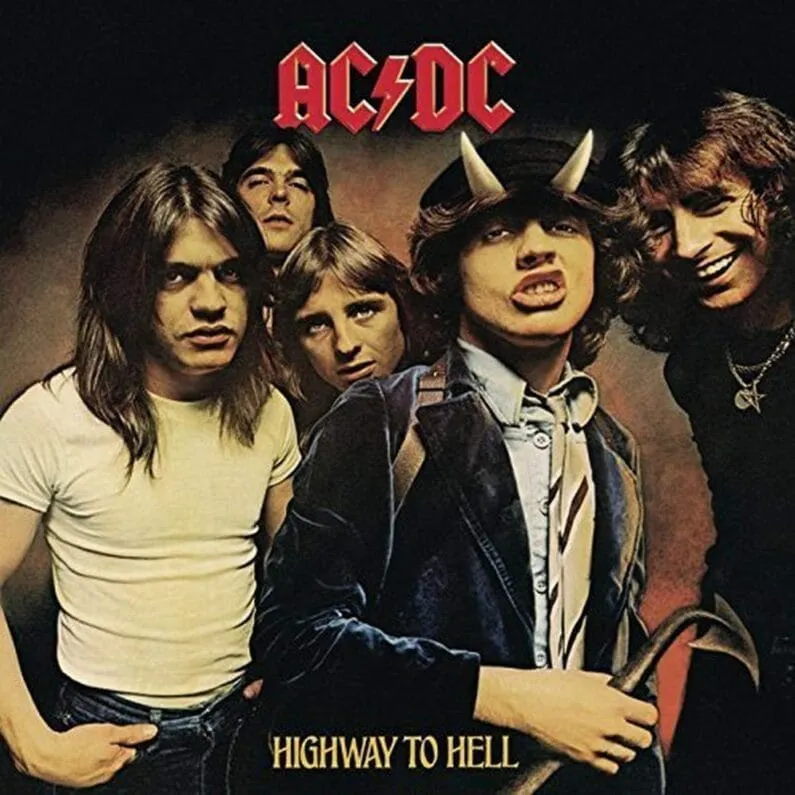 Portada del disco Highway to Hell de AC/DC