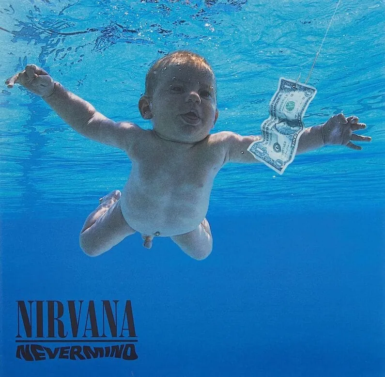 Portada del disco Nevermind de Nirvana