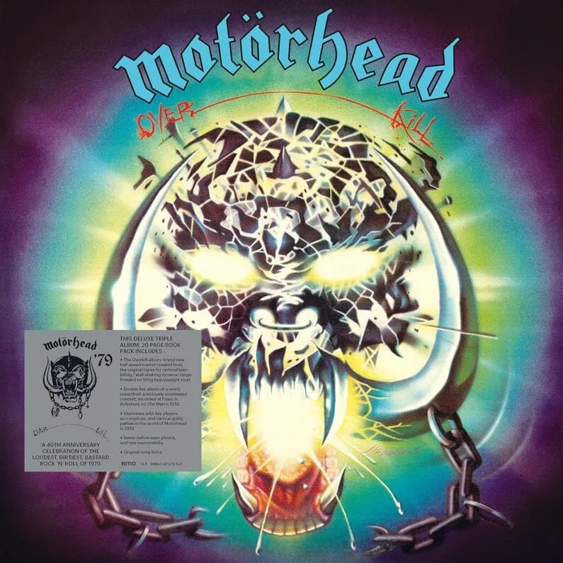 Portada del disco Overkill de Motörhead