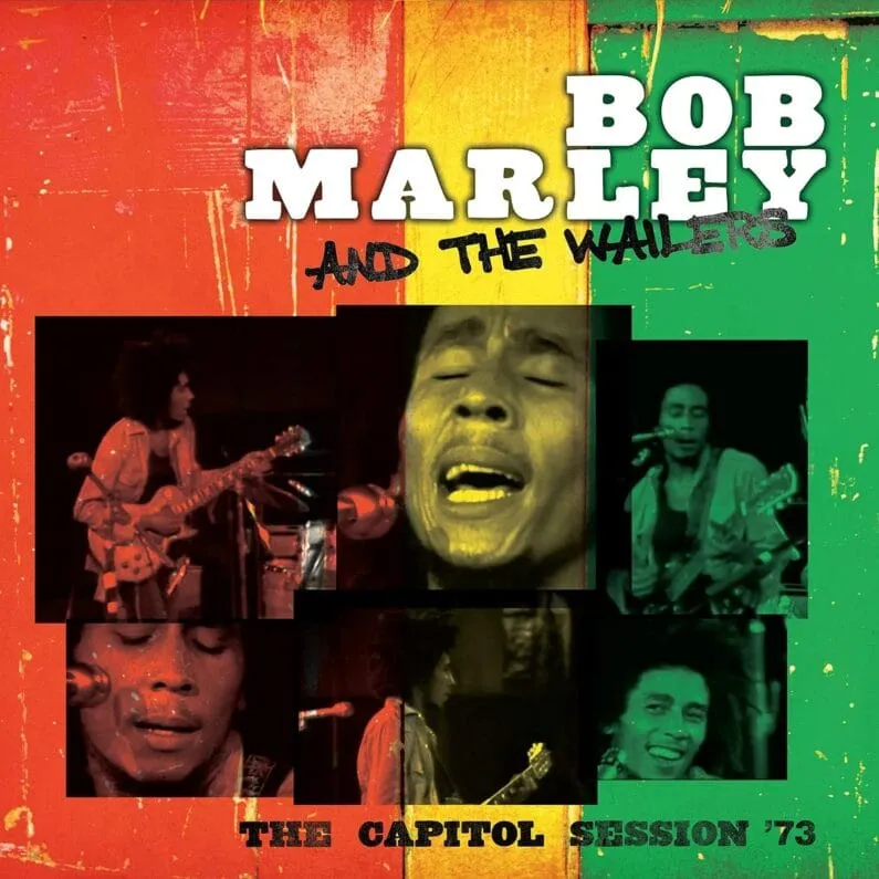Portada del vinilo The Capitol Session '73 de Bob Marley & The Wailers